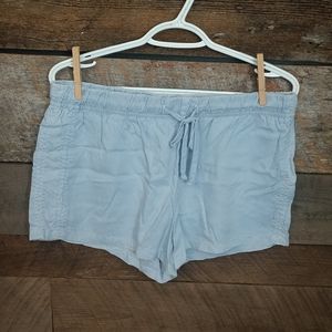 Light Blue Tencel Shorts by Bella Dahl